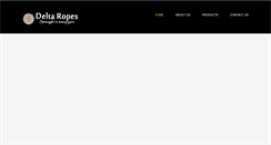 Desktop Screenshot of deltaropes.com