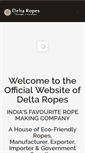 Mobile Screenshot of deltaropes.com