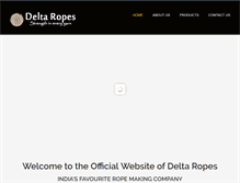 Tablet Screenshot of deltaropes.com